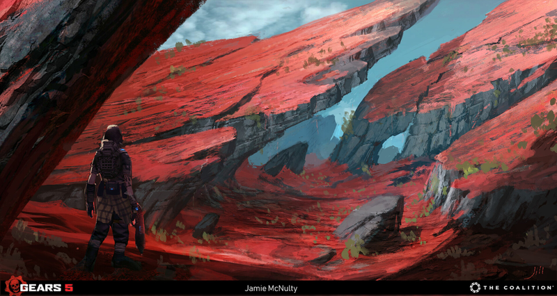 Illustration for article titled The Art Of Gears 5